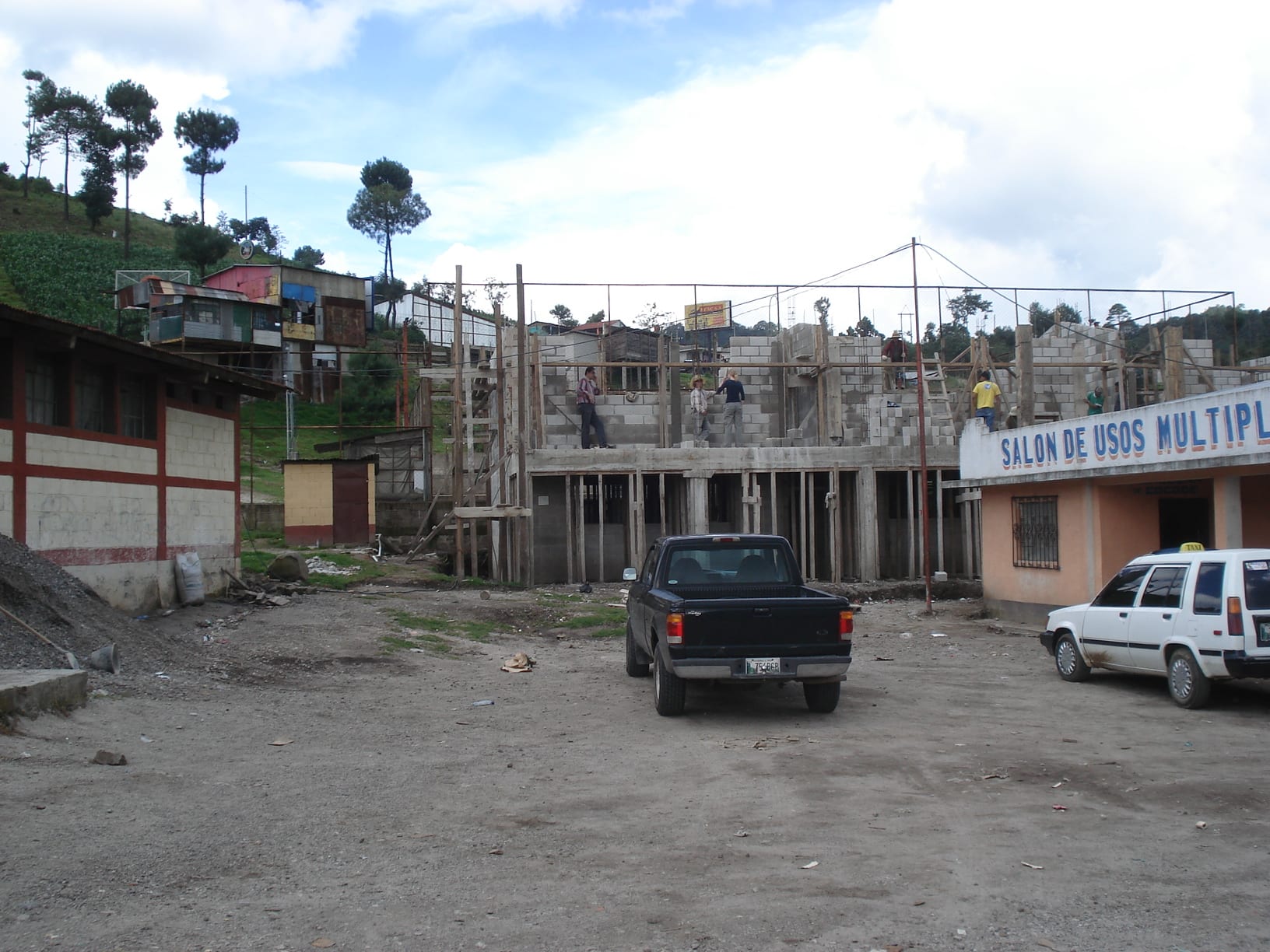Baufortschritt in Los Encuentros