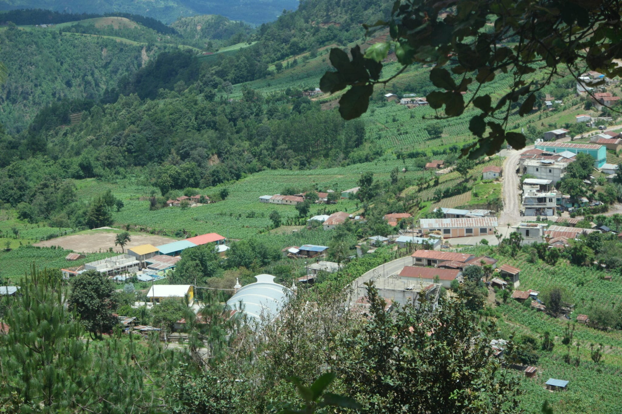 Blick auf die Schule in El Adelanto